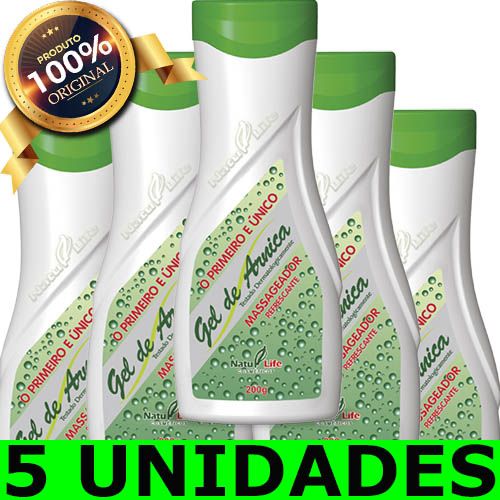 Kit Gel de arnica natulife 200g 5 unidades
