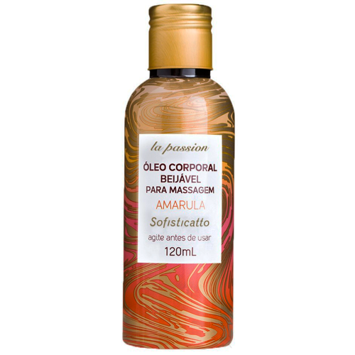 Óleo Corporal Beijável Para Massagem Amarula Sofisticatto Ref. 2439