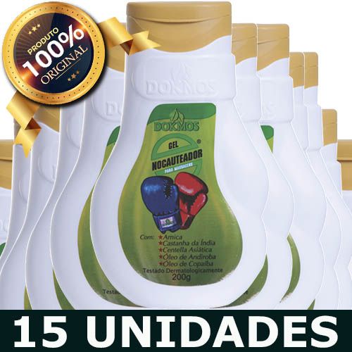 15 GEL NOCAUTEADOR ARNICA DOKMOS COSMÉTICOS CÓD 1112