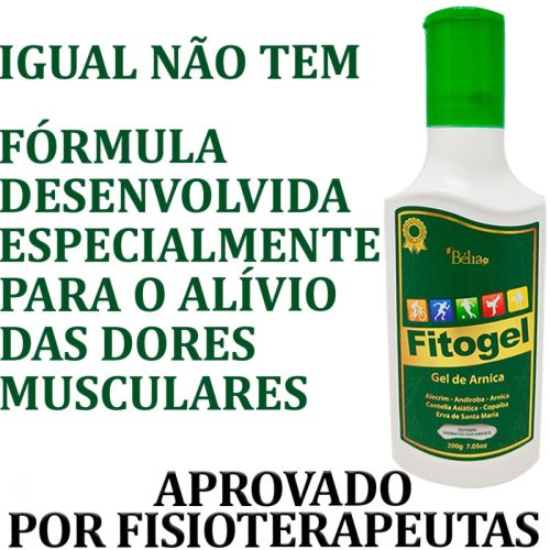 Kit Pessoal Gel de Arnica Nocauteador + Fitogel Gel Para Massagem