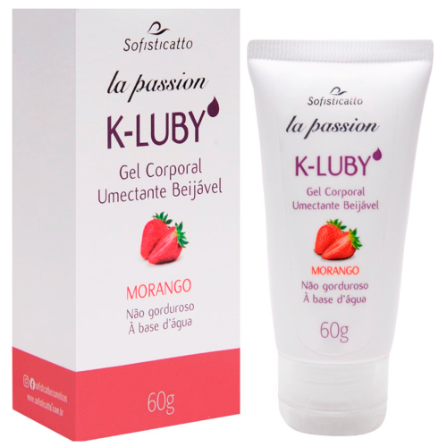 Gel Deslizante Umectante K luby morango Beijável Ref. 2992