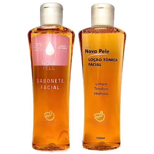 Kit Sabonete Facial + Loção Tonica Facial Nova Pele 34525