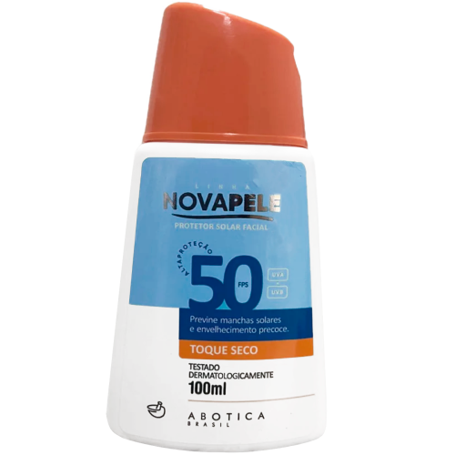 Protetor Solar Nova Pele Fps 50 Toque Seco Frasco 100ml Ref. 2586
