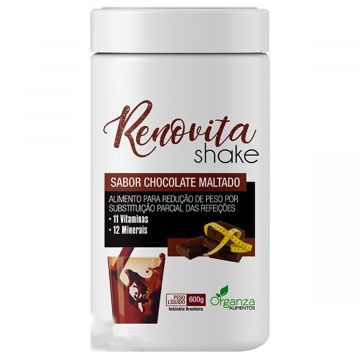 Shake Gourmand Renovita Chocolate Maltado Organza Alimentos 019