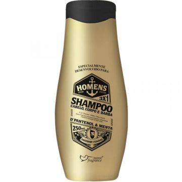 Shampoo 3x1 Cabelo, Corpo e Barba Suave Fragrance 6060 1