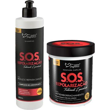 Kit Promocional Shampoo + Máscara Capilar S.O.S. Repolarização Suave Fragrance 8158