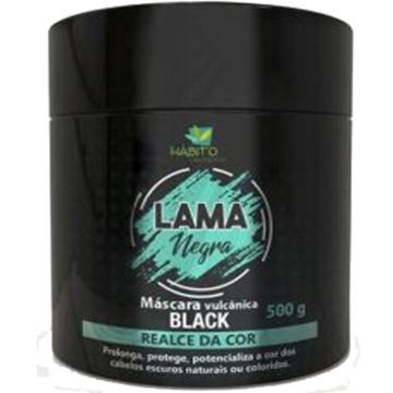 Máscara Vulcânica Black Lama Negra Hábito 2805