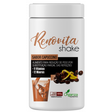 Shake Gourmand Renovita Chocolate Cappuccino Organza Alimentos 023