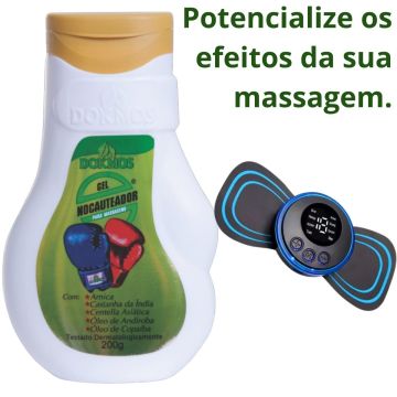 Kit 5 Gel Massageador Nocauteador Dokmos + Mini Massageador Portátil