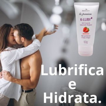 Gel Lubrificante Íntimo K-Luby Morango