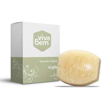 Sabonete Vegetal Argila Viva Bem Natu Life 133