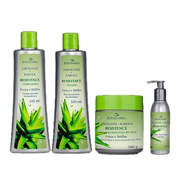 Kit Promocional Jaborandi + Babosa Resistence Sofisticatto  1433 1