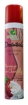 Desodorante Sensual Morango com Chantilly Desinibida Hábito 1509