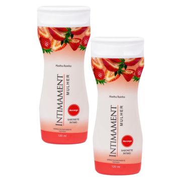 2 Sabonete Íntimo Intimament Mulher Morango Abelha Rainha