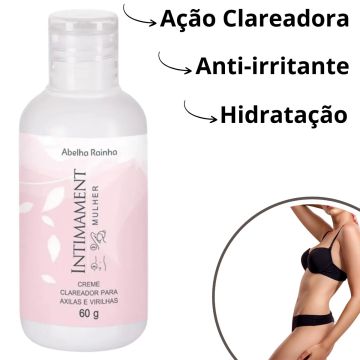 Clareador Axilas e Virilhas Intimament Mulher + Desodorante Íntimo Ella Vanilla