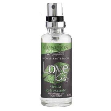 Aromatizante Bucal Love Kiss Menta Suave Fragrance 3502