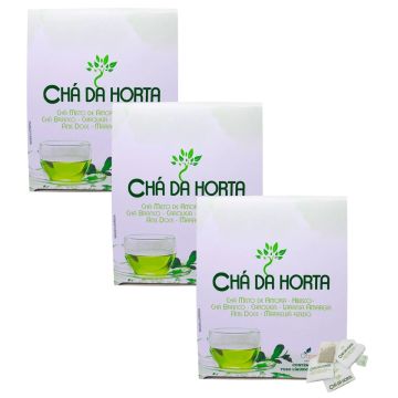 3 Cha da horta Sachê - Caixa com 15 Unidades