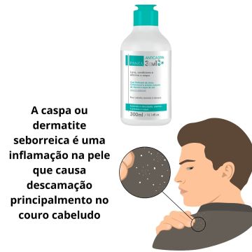 Kit 2 Panta Anticaspa 3 Em 1 - Shampoo, Condicionador E Anticaspa
