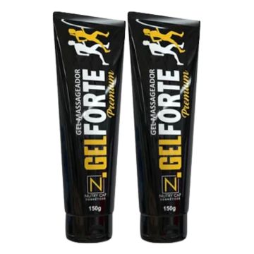 2 Gel massageador Gel Forte Premium 150g Nutry Cap