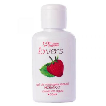 Gel de Massagem Lovers Morango Suave Fragrance 6030 1
