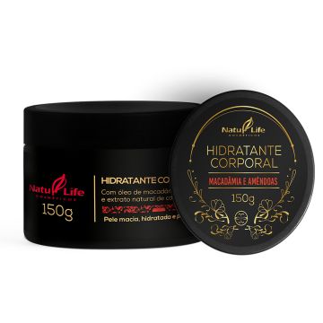 Hidratante Corporal Macadâmia e Amêndoas Natu Life Ref. 681