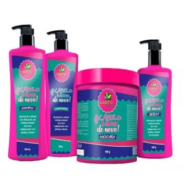 Kit Promocional #CABELO NOVO de novo! Hábito 9618