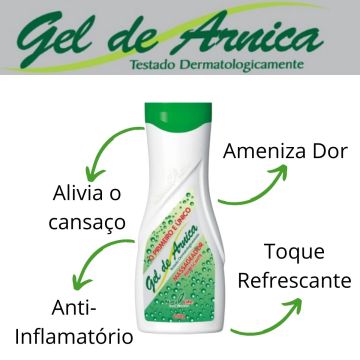 Kit 2 Gel de Arnica Natulife + Mini Massageador Portátil