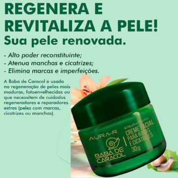 Kit 3 Creme Facial Para Rugas E Cicatrizes Colágeno Hidrata