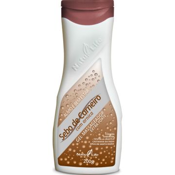 Gel Massageador Sebo de Carneiro com Arnica Natu Life 548