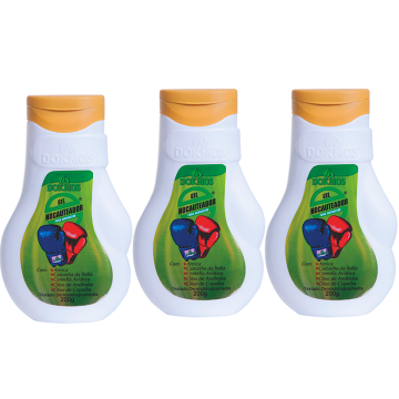3 GEL NOCAUTEADOR ARNICA DOKMOS COSMÉTICOS CÓD 111202