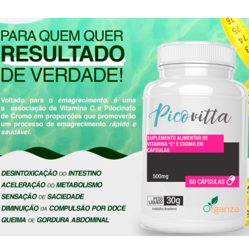Picovitta Emagrecedor Natural Organza Alimentos 082
