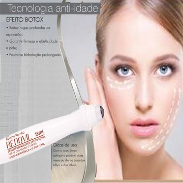Renovil Sérum Preenchedor para Olhos e Lábios Efeito Botox Abelha Rainha 1991