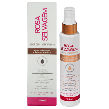 Rosa Selvagem Super Clareador De Manchas E Estrias