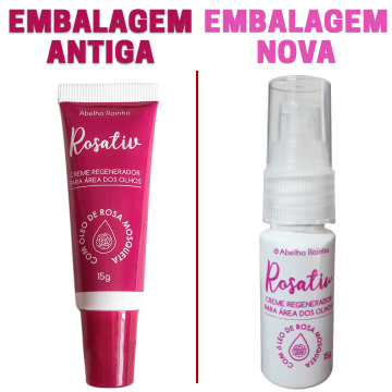 Creme Regenerador Para Área Dos Olhos Com Óleo De Rosa Mosqueta Rosativ 15g