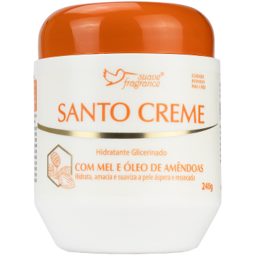 Santo Creme Hidratante Glicerinado Suave Fragrance 6128