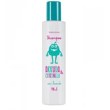 Shampoo Citronela Contra Piolhos Arruda e Citronela Abelha Rainha 190 ml