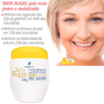 Creme Hidratante com Filtro Solar Tarta Rugas Natubelly 0406 1
