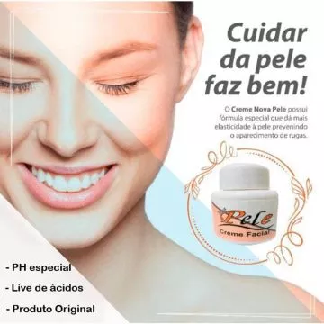 Kit 6 Creme Nova Pele - Hidrata e Rejuvenesce - Belladona 258516